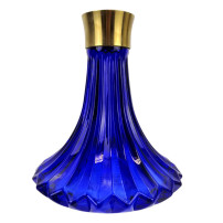 Hookah Aladin EPOX 360 blau - gold 36 cm - Detail der Wasserpfeifenvase