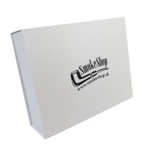 Raucherpfeifen-Set SmokeSho Silber & Schwarz - Geschenkbox mit Smokeshkop