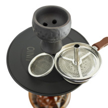 Hookah Unio Shisha 55 cm Schwarz - Braun