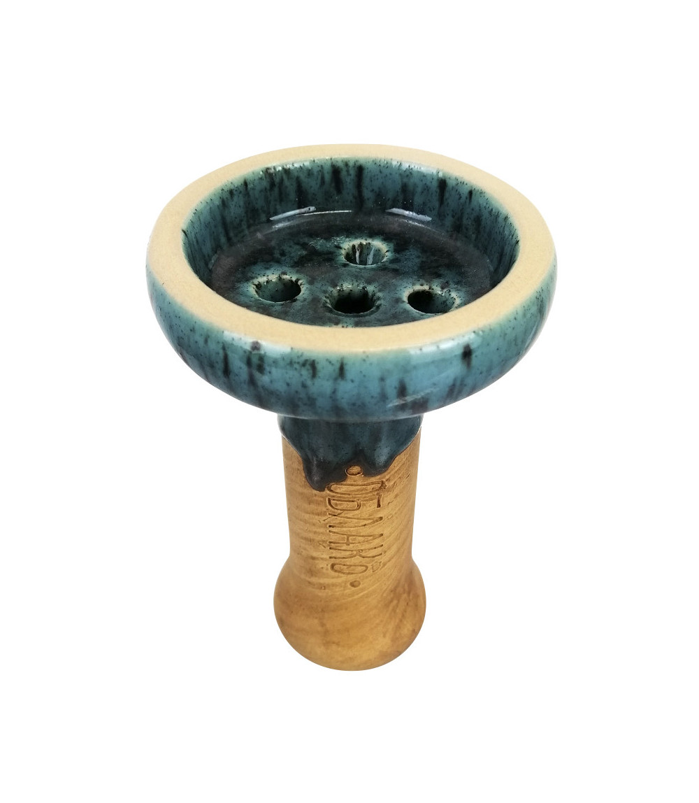 Shisha Crown Oblako 5-Loch Glasur Grün Aqua