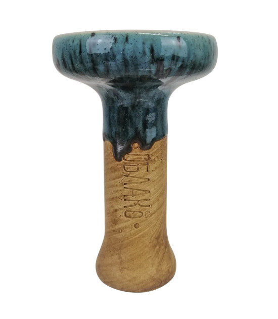Shisha Crown Oblako 5-Loch Glasur Grün Aqua