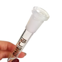 Downpipe für Bong - Adapter - Chillum mit Diffusor 10,5 cm NS19/14