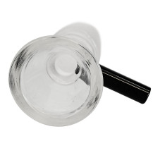 Schwarze Bongoschale mit Griff (6304) NS14mm