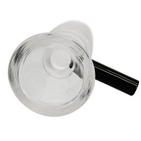 Schwarze Bongoschale mit Griff (6304) NS14mm