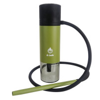 Tragbare Wasserpfeife (Shisha) grün