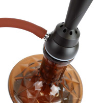 Hookah Unio Shisha 55 cm Schwarz - Braun