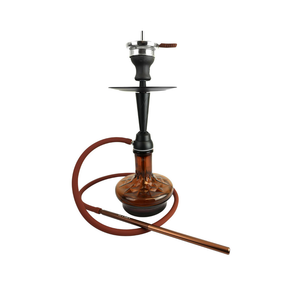 Hookah Unio Shisha 55 cm Schwarz - Braun