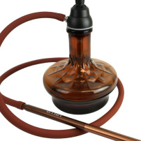 Hookah Unio Shisha 55 cm Schwarz - Braun