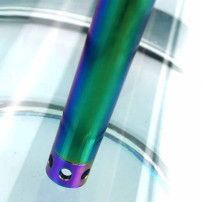 Hookah Kaya Shisha Inox Giza Rainbow Seablue 57 cm