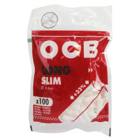 Zigarettenfilter OCB Slim Long 6 mm – 100 Stück