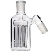 Vorkühler für Bongoglas, klar, 14 cm – transparenter Bongokühler – Seitenansicht