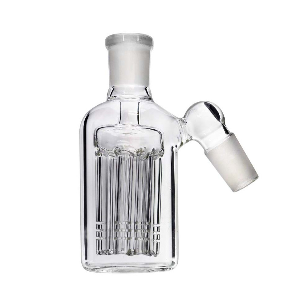 Vorkühler für Bongoglas, klar, 14 cm – transparenter Bongokühler – Seitenansicht