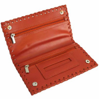 Schnupftabakdose / Tabakdose Libelle Leder - offen