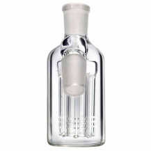 Vorkühler für Bongoglas, klar, 14 cm – transparenter Kühler für Bongo – Rückansicht