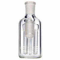 Vorkühler für Bongoglas, klar, 14 cm – transparenter Kühler für Bongo – Rückansicht
