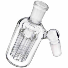 Vorkühler für Bongoglas, klar, 14 cm – transparenter Kühler für Bongos – Seitenansicht