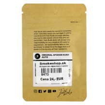 Rückseite der Cannabis-Samenverpackung – Original Auto Afghan Kush (3 Samen) – Fast Buds Cannabis Seeds