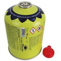 Gaskartusche zum Einschrauben in einen Shisha-Kohlebrenner Meva UKP02007 - 450 g / 7,16 - Draufsicht