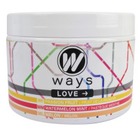 WAYS 200g Tabamel - Nikotinfreier Ersatz (Nikotinfreie Cellulose für Wasserpfeifen) - Love 66 (Passionsfrucht, Wassermelone, Min