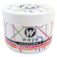WAYS 200g Tabamel - Nikotinfreier Ersatz (Nikotinfreie Cellulose für Wasserpfeifen) - Chinatown (Litschi, rote Grapefruit)