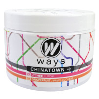 WAYS 200g Tabamel - Nikotinfreier Ersatz (Nikotinfreie Cellulose für Wasserpfeifen) - Chinatown (Litschi, rote Grapefruit)