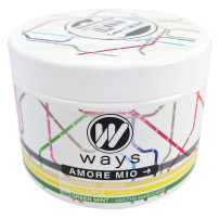 WAYS 200g Tabamel - Nikotinfreier Ersatz (Nikotinfreie Cellulose für Wasserpfeifen) - Amore Mio (Banane, Ananas, Marokkanische M