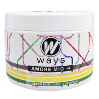 WAYS 200g Tabamel - Nikotinfreier Ersatz (Nikotinfreie Cellulose für Wasserpfeifen) - Amore Mio (Banane, Ananas, Marokkanische M