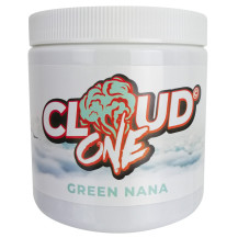Tabamel Cloud One 200g - Green Nana (Nana-Minze, Menthol) - Nikotinfreier Ersatz (Nikotinfreier Zellulose-Tabak für Wasserpfeife