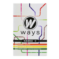 WAYS 50g Tabamel - Nikotinfreier Ersatz (Nikotinfreie Cellulose für Wasserpfeifen) - Hawaii (Ananas, Mango, Marokkanische Minze)