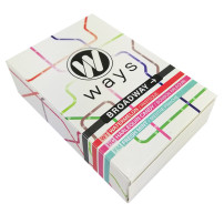 WAYS 50g Tabamel - Nikotinfreier Ersatz (Nikotinfreie Cellulose für Shisha) - Broadway (Melone, Arlequin-Bonbons, Mentholbonbons