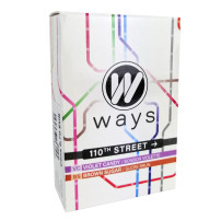 WAYS 50g Tabamel - Nikotinfreier Ersatz (Nikotinfreie Cellulose für Wasserpfeifen) - 110th Street (Violettenbonbons, brauner Zuc