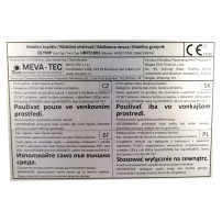 Produktspezifikationen, Vorderansicht des Meva OLYMP Mobile Heaters – Gas