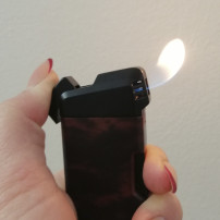 Pfeifenfeuerzeug Eurojet Piezo braun/schwarz