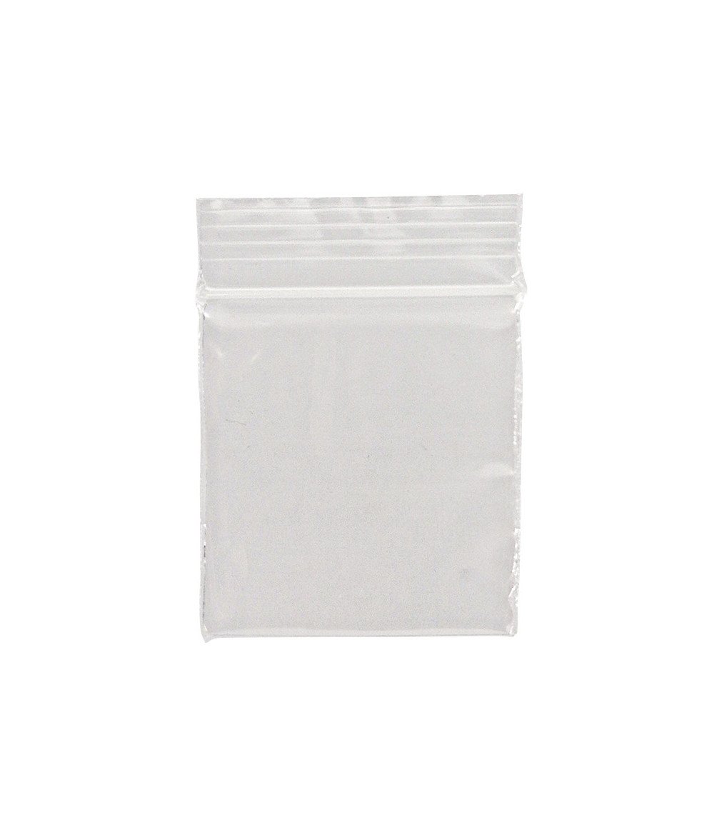 Transparente Zip-Beutel 25x25mm – Ansicht eines einzelnen Stücks