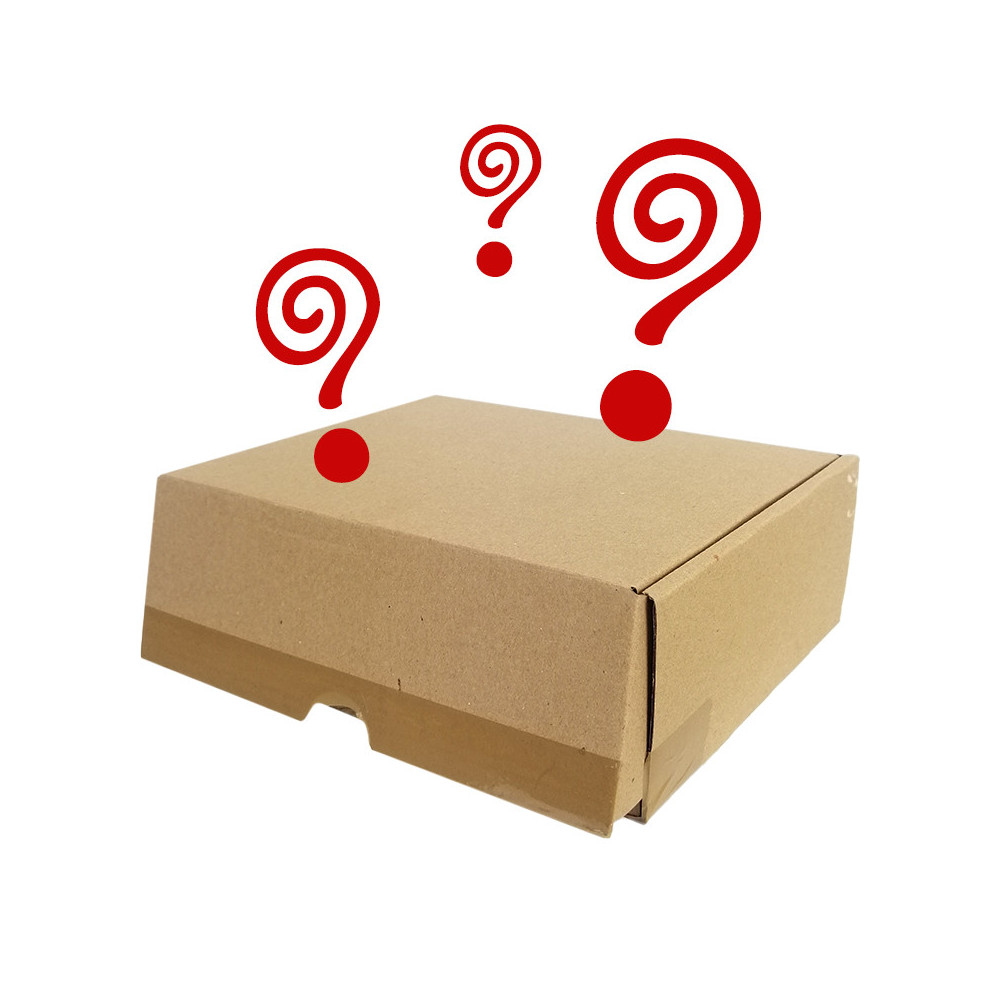 Überraschungsbox – enthält Cannabisprodukte der Marken RAW, Sensi Seeds, Smoking, Pure Hemp usw.