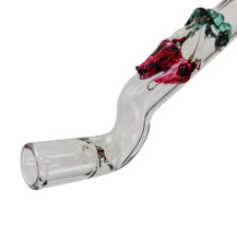 Glas-Wasserpfeife „Toadstool“ – Detailansicht von vorn