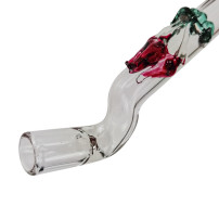 Glas-Wasserpfeife „Toadstool“ – Detailansicht von vorn
