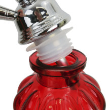 Shisha mini Red + Box – Detail der Verbindung zwischen Shisha-Körper und Vase inklusive Dichtung