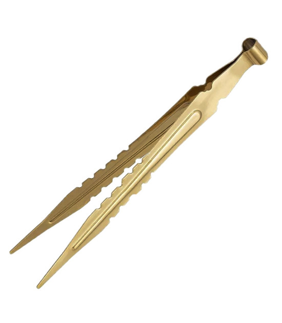 Holzkohlezange Tic Tac - Gold