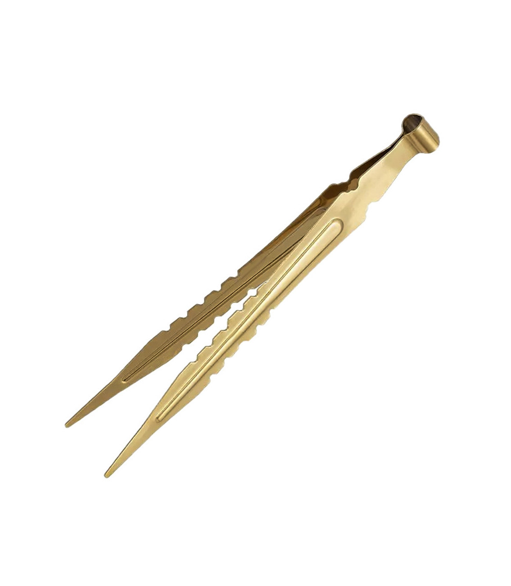 Holzkohlezange Tic Tac - Gold