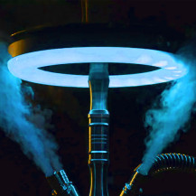 LED-Lichtring unter dem Shisha-Untersetzer