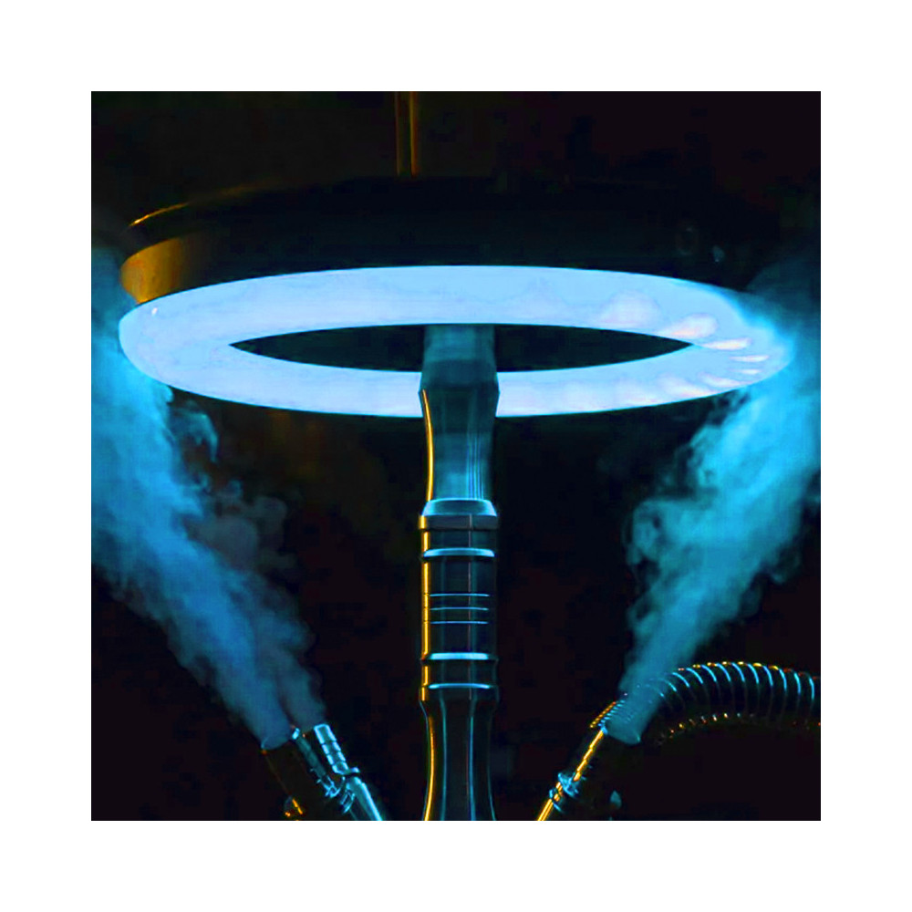 LED-Lichtring unter dem Shisha-Untersetzer