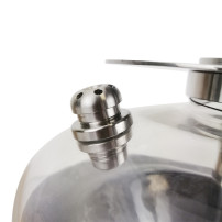 Shisha MS Scandi V2 – dunkelbraunes Holz – Rückschlagventil