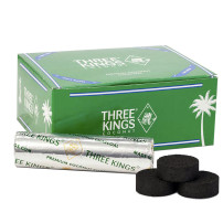 Three Kings Naturkohle - Kokosnuss - Zehnerpackung