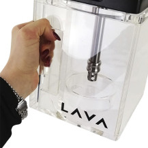 Wasserpfeifenhalter Lava Cube Gold Wasserpfeife 38 cm