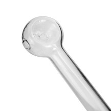 Mini-Glaspfeife Spoon Plain Detail am Kessel mit Turbo