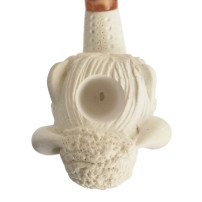 Geschnitzte Meerschaumpfeife Maxi 6589