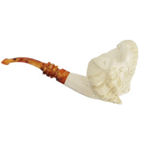 Geschnitzte Meerschaumpfeife Maxi 6589