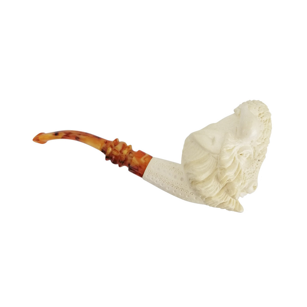 Geschnitzte Meerschaumpfeife Maxi 6589