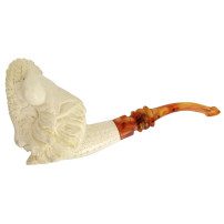 Geschnitzte Meerschaumpfeife Maxi 6589